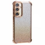 Til Samsung Galaxy A54 5G cover, glitter TPU telefoncover med hjerte-mønster på sidekanten