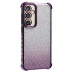 Til Samsung Galaxy A54 5G cover, glitter TPU telefoncover med hjerte-mønster på sidekanten