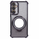 For Samsung Galaxy A54 5G Case TPU Glitter Phone Cover with Kickstand and Mirror