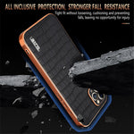 AZNS Til iPhone 11 Pro Max cover Krokodille Tekstur PU+TPU Galvaniseret Telefoncover
