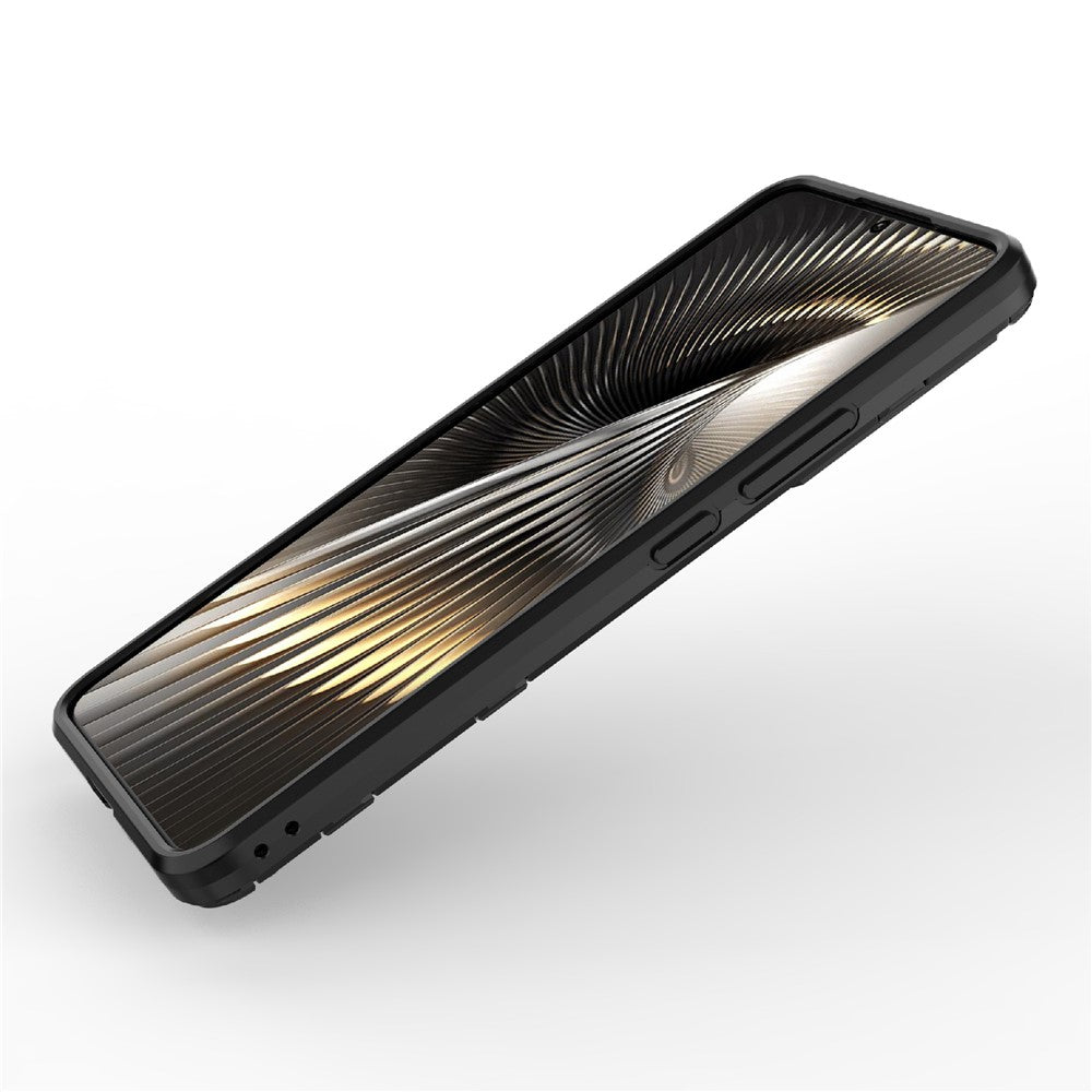 Xiaomi Redmi Turbo 3 5G / Poco F6 5G-skal stötsäkert PC+TPU-mobilskal med stöd