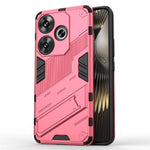 Xiaomi Redmi Turbo 3 5G / Poco F6 5G-skal stötsäkert PC+TPU-mobilskal med stöd