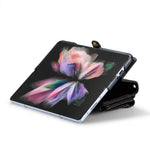 For Samsung Galaxy Z Fold3 5G Leather Case CASEME C36 Zipper Multiple Card Slots Phone Cover with Straps