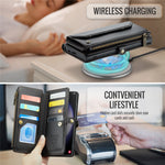 For Samsung Galaxy S23 Ultra Leather Case CASEME C36 Zipper Multiple Card Slots Phone Cover with Straps