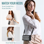 For Samsung Galaxy S24+ Leather Case CASEME C36 Zipper Multiple Card Slots Phone Cover with Straps