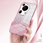 For Huawei Pura 70 Ultra Case Gradient Glitter Electroplating Soft TPU Phone Cover