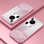 For Huawei Pura 70 Ultra Case Gradient Glitter Electroplating Soft TPU Phone Cover