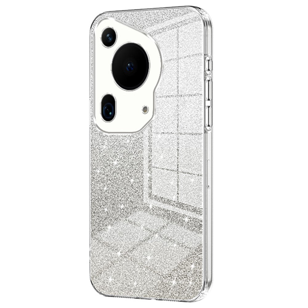 For Huawei Pura 70 Ultra Case Gradient Glitter Electroplating Soft TPU Phone Cover
