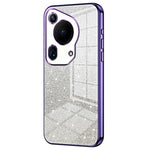 For Huawei Pura 70 Ultra Case Gradient Glitter Electroplating Soft TPU Phone Cover