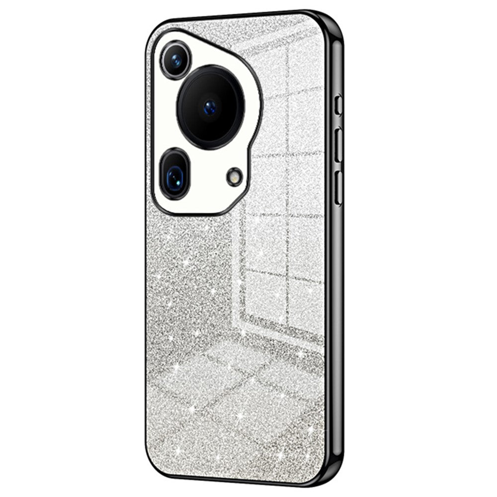 For Huawei Pura 70 Ultra Case Gradient Glitter Electroplating Soft TPU Phone Cover
