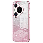 For Huawei Pura 70 Pro / Pura 70 Pro+ Electroplated Cell Phone Case Gradient Glitter TPU Cover