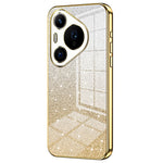 For Huawei Pura 70 Pro / Pura 70 Pro+ Electroplated Cell Phone Case Gradient Glitter TPU Cover