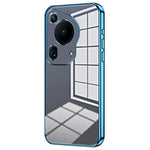For Huawei Pura 70 Ultra Case TPU Shockproof Clear Phone Cover Electroplating Frame