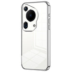 For Huawei Pura 70 Ultra Case TPU Shockproof Clear Phone Cover Electroplating Frame