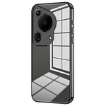 For Huawei Pura 70 Ultra Case TPU Shockproof Clear Phone Cover Electroplating Frame
