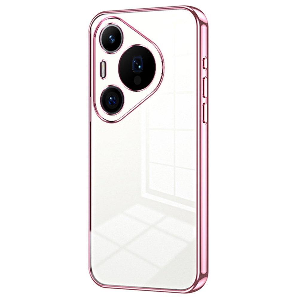 For Huawei Pura 70 Pro / Pura 70 Pro+ Case Colorful Frame Electroplating TPU Phone Cover