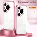 For Huawei Pura 70 Pro / Pura 70 Pro+ Case Colorful Frame Electroplating TPU Phone Cover