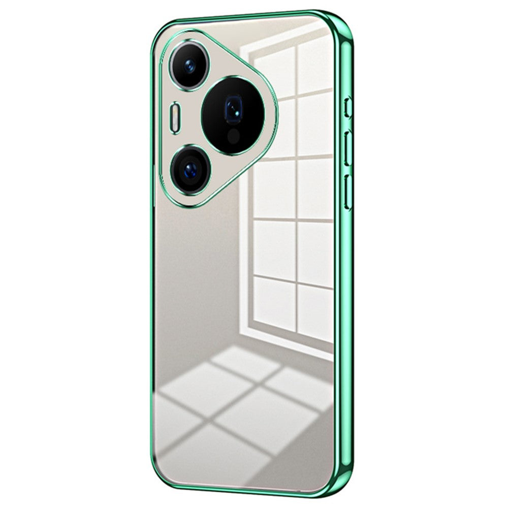 For Huawei Pura 70 Pro / Pura 70 Pro+ Case Colorful Frame Electroplating TPU Phone Cover