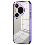 For Huawei Pura 70 Pro / Pura 70 Pro+ Case Colorful Frame Electroplating TPU Phone Cover