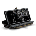 Læderetui til Samsung Galaxy S20 Ultra CASEME C36 med lynlås, flere kortpladser og remme