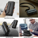 For Samsung Galaxy S20 4G / S20 5G Leather Case CASEME C36 Zipper Multiple Card Slots Phone Cover with Straps