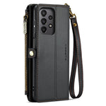 Samsung Galaxy A23 4G / A23 5G (Global) Läderfodral CASEME C36 Dragkedja Flera Kortfack mobilskal med Remmar