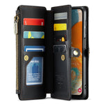 Samsung Galaxy A23 4G / A23 5G (Global) Läderfodral CASEME C36 Dragkedja Flera Kortfack mobilskal med Remmar