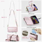 For iPhone XS Max Leather Case CASEME C36 Zipper Multiple Card Slots Phone Cover with Straps