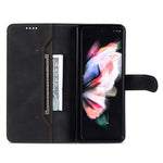 AZNS til Samsung Galaxy Z Fold6 5G Etui Læder Telefoncover med Pungstativ
