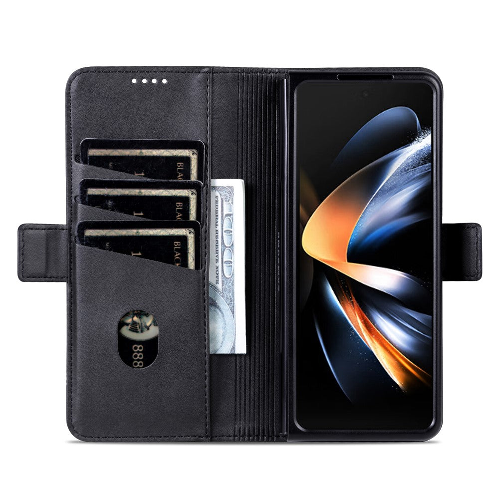 AZNS For Samsung Galaxy Z Fold6 5G Case Wallet PU Leather+PC Phone Cover