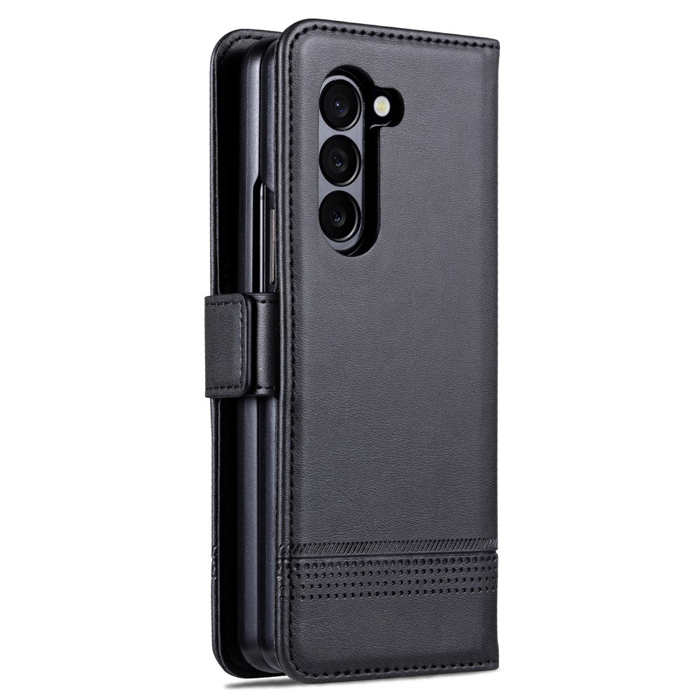 AZNS For Samsung Galaxy Z Fold6 5G Case Wallet PU Leather+PC Phone Cover