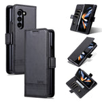 AZNS For Samsung Galaxy Z Fold6 5G Case Wallet PU Leather+PC Phone Cover