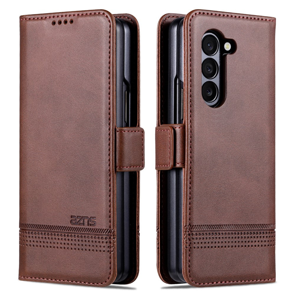 AZNS For Samsung Galaxy Z Fold6 5G Case Wallet PU Leather+PC Phone Cover