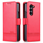 AZNS For Samsung Galaxy Z Fold6 5G Case Wallet PU Leather+PC Phone Cover