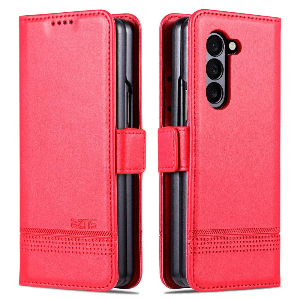 AZNS For Samsung Galaxy Z Fold6 5G Case Wallet PU Leather+PC Phone Cover