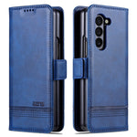 AZNS For Samsung Galaxy Z Fold6 5G Case Wallet PU Leather+PC Phone Cover