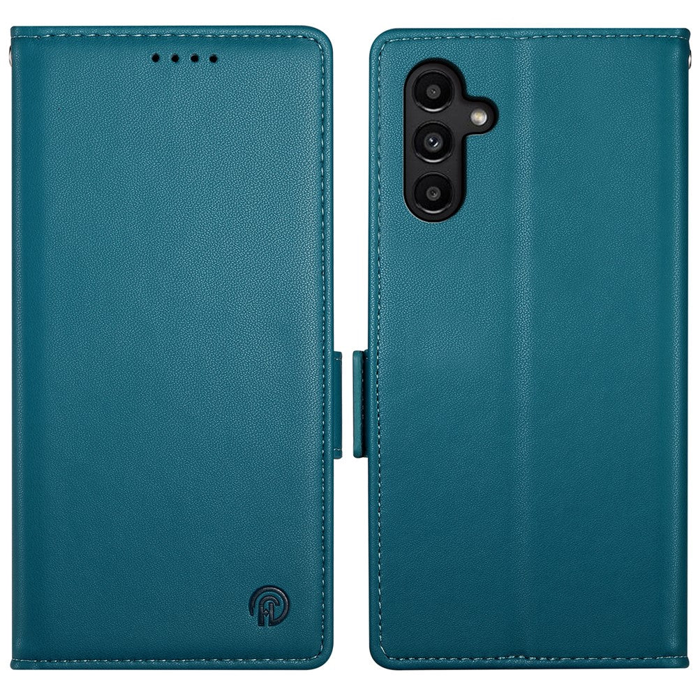 DF-010 För Samsung Galaxy A14 5G / A14 4G Stativfodral Reptåligt Läderfodral till mobil