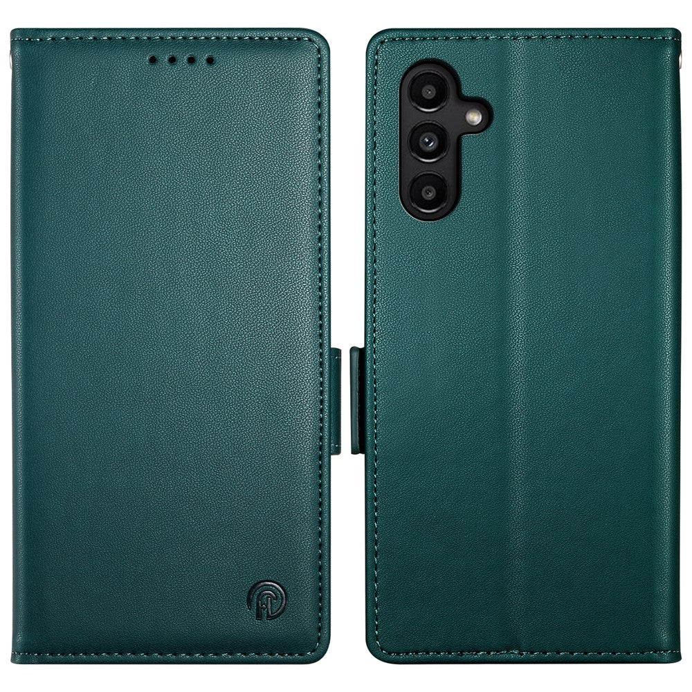 DF-010 För Samsung Galaxy A14 5G / A14 4G Stativfodral Reptåligt Läderfodral till mobil