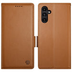 DF-010 För Samsung Galaxy A14 5G / A14 4G Stativfodral Reptåligt Läderfodral till mobil