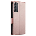 DF-010 til Samsung Galaxy A24 4G (162,1 X 77,6 X 8,3 mm), pungetui i PU-læder med støtte