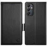 DF-010 til Samsung Galaxy A24 4G (162,1 X 77,6 X 8,3 mm), pungetui i PU-læder med støtte