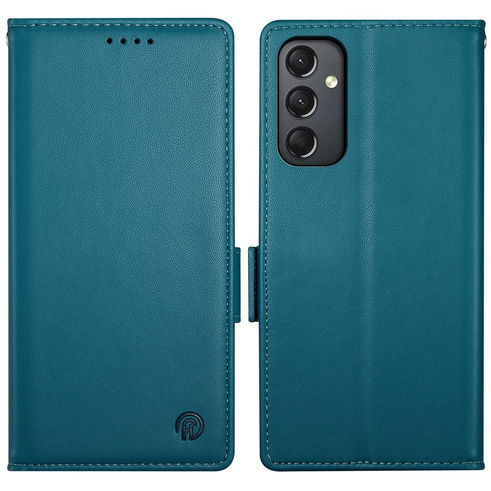 DF-010 til Samsung Galaxy A24 4G (162,1 X 77,6 X 8,3 mm), pungetui i PU-læder med støtte