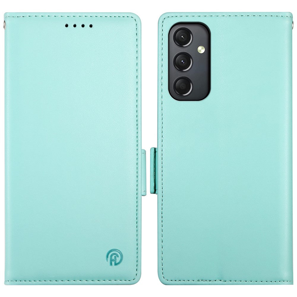 DF-010 til Samsung Galaxy A24 4G (162,1 X 77,6 X 8,3 mm), pungetui i PU-læder med støtte