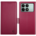 DF-010 For Xiaomi Redmi K70E 5G / Poco X6 Pro 5G Case Wallet Leather Phone Cover