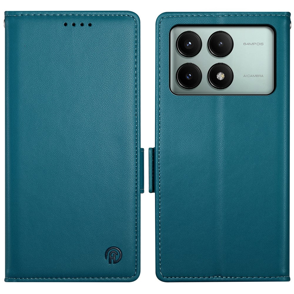 DF-010 For Xiaomi Redmi K70E 5G / Poco X6 Pro 5G Case Wallet Leather Phone Cover