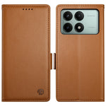 DF-010 For Xiaomi Redmi K70E 5G / Poco X6 Pro 5G Case Wallet Leather Phone Cover