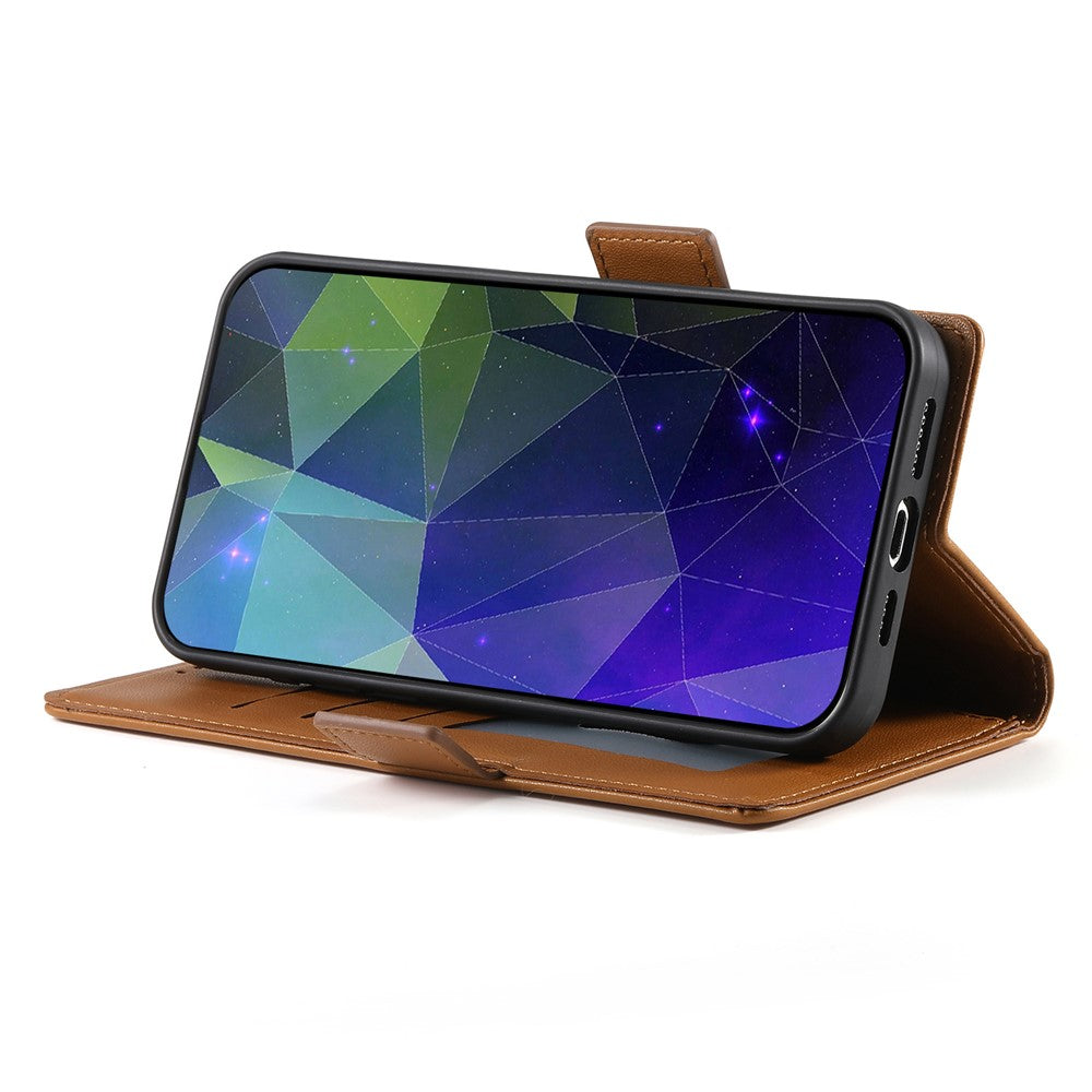 DF-010 For Xiaomi Redmi Note 13 Pro+ 5G Leather Case Side Magnetic Clasps Phone Wallet Cover
