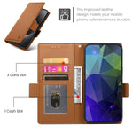 DF-010 For Xiaomi Redmi Note 13 Pro+ 5G Leather Case Side Magnetic Clasps Phone Wallet Cover
