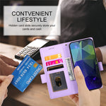DF-010 For Xiaomi Redmi Note 13 Pro 5G  /  Poco X6 5G Case Leather Wallet Cover Dual Magnetic Clasps