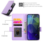 DF-010 For Xiaomi Redmi Note 13 Pro 5G  /  Poco X6 5G Case Leather Wallet Cover Dual Magnetic Clasps